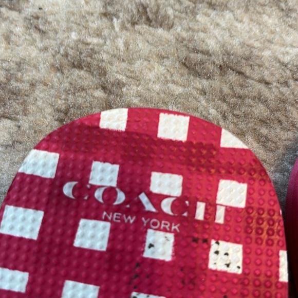 COACH AMEL RUBBER FLIP FLOP IN SIZE 8 - Picture 2 of 5